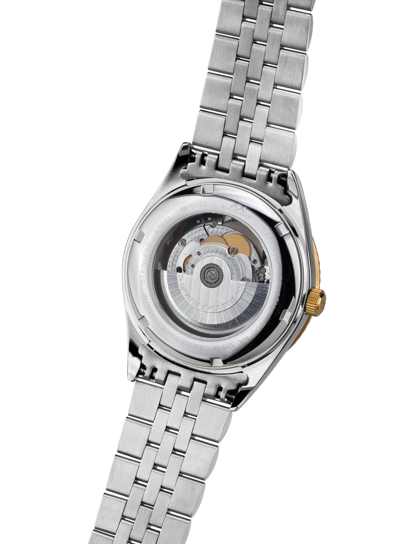 Swiss Brilliance Gold IP Silber Two Tone