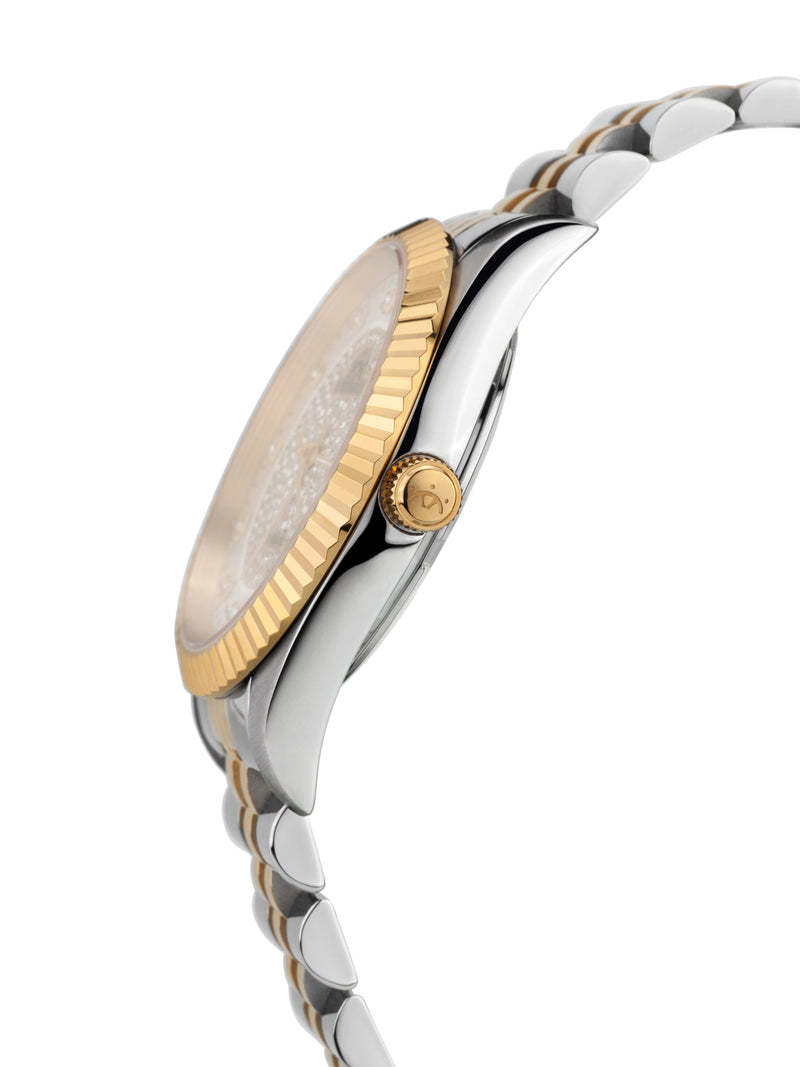 Swiss Brilliance Gold IP Silber Two Tone