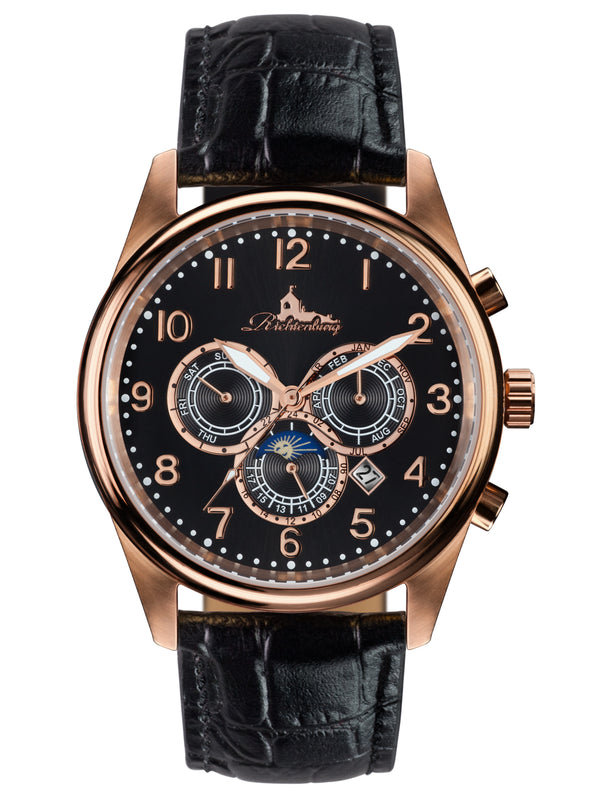 Automatik Uhren — Athen — Richtenburg — Rosegold IP Schwarz