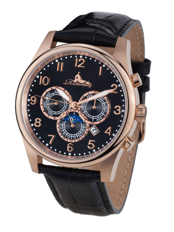 Automatik Uhren — Athen — Richtenburg — Rosegold IP Schwarz