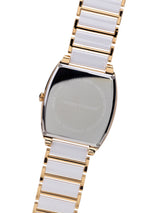 Automatik Uhren — Leandro — Chrono Diamond — Gold IP Keramik Weiss