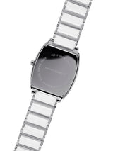 Automatik Uhren — Leandra — Chrono Diamond — Stahl Keramik Weiss
