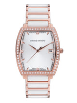 bracelet Uhren — Keramikband Leandra — Band — weiss roségold
