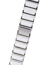 bracelet Uhren — Keramikband Leandra — Band — weiss silber