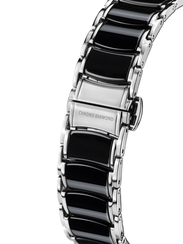bracelet Uhren — Keramikband Thyrsa — Band — schwarz silber