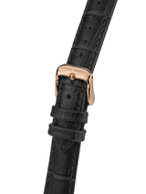 bracelet Uhren — Lederband Nesta — Band — schwarz roségold