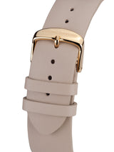 bracelet Uhren — Lederband Dionne — Band — beige gold