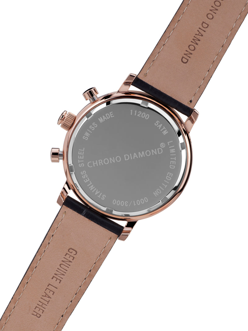 Automatik Uhren — Argos — Chrono Diamond — Rosegold IP