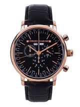 bracelet Uhren — Lederband Argos — Band — schwarz roségold