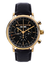bracelet Uhren — Lederband Argos — Band — schwarz gold
