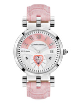 bracelet Uhren — Lederband Feronia — Band — rosa silber
