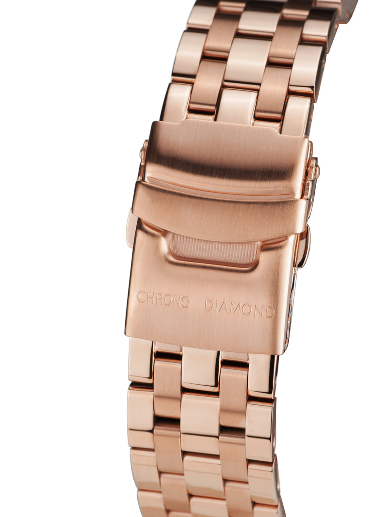 bracelet Uhren — Stahlband Theseus — Band — roségold