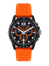 bracelet Uhren — Kautschukband Neelos — Band — orange schwarz