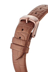 bracelet Uhren — Lederband Nymphe — Band — roségold rosé