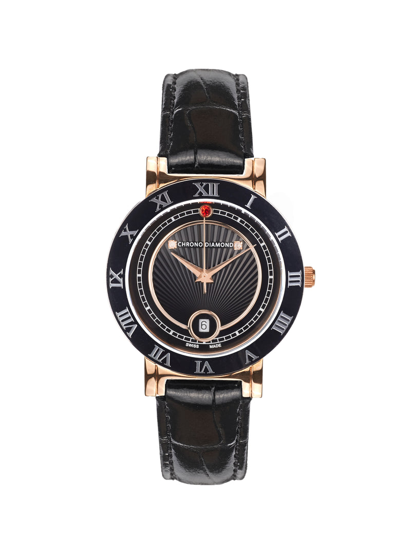 bracelet Uhren — Lederband Ilka — Band — schwarz schwarz