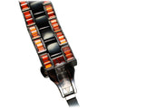 bracelet Uhren — Keramikband Galaxy — Band — schwarz orange