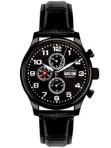 bracelet Uhren — Lederband Excellence — Band — schwarz schwarz