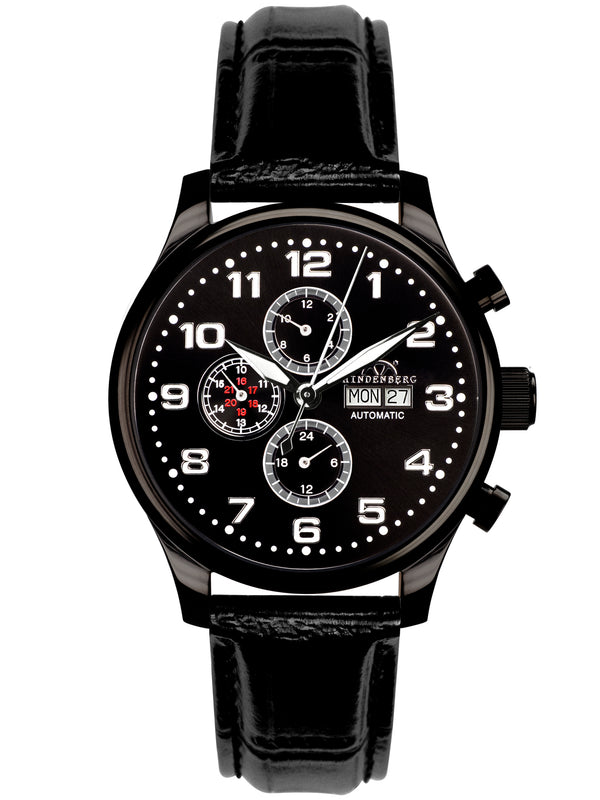 bracelet Uhren — Lederband Excellence — Band — schwarz schwarz