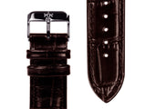 bracelet Uhren — Lederband Excellence — Band — braun silber