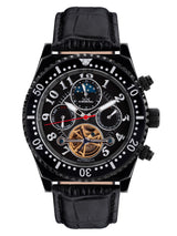 bracelet Uhren — Lederband Skyraider — Band — schwarz schwarz