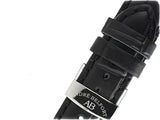 bracelet Uhren — Lederband Royal Date — Band — schwarz Stahl