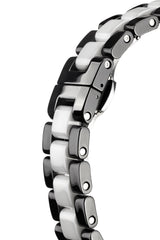 bracelet Uhren — Keramikband Aphrodite — Band — schwarz weiss