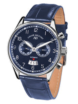 Automatik Uhren — Calendrier — André Belfort — Stahl blau II