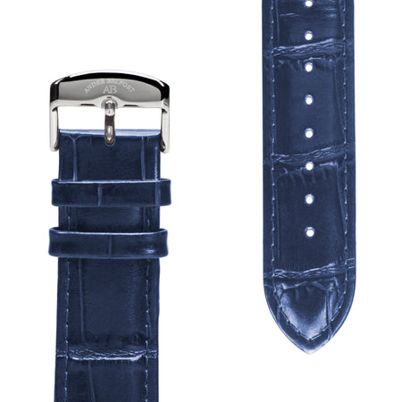 Lederband Calendrier — blau Stahl II