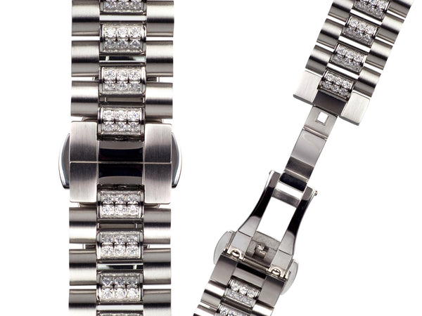 bracelet Uhren — Stahlband Comète — Band — silber