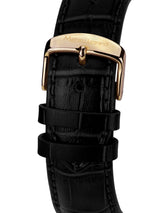 bracelet Uhren — Lederband Classique — Band — schwarz gold