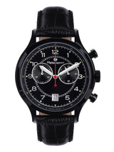 bracelet Uhren — Lederband Orbite Polaire — Band — schwarz schwarz