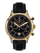 bracelet Uhren — Lederband Orbite Polaire — Band — schwarz gold