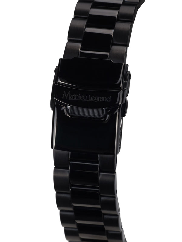 bracelet Uhren — Stahlband Chrono Tableau du Bord — Band — schwarz