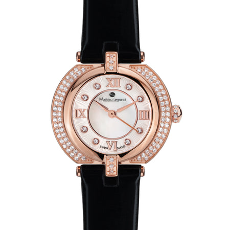 Mille Cailloux — Rosegold IP Silber schwarz