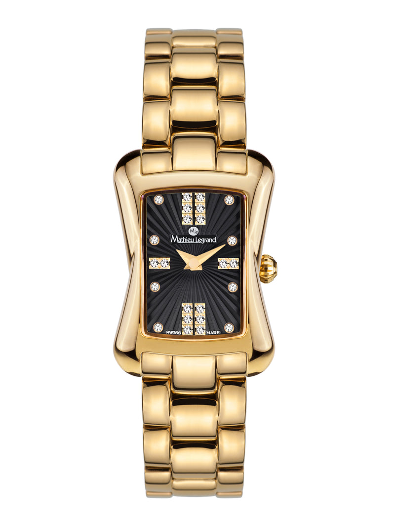 bracelet Uhren — Stahlband Papillon — Band — gold