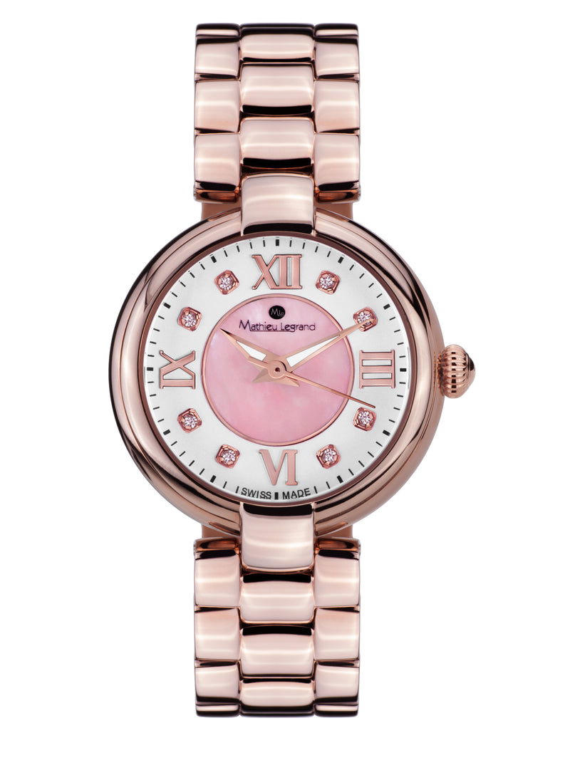 bracelet Uhren — Stahlband Fleur du Matin — Band — roségold