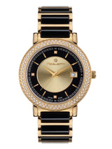 bracelet Uhren — Edelstahl-Keramikband Ciel d´Etoiles — Band — schwarz gold