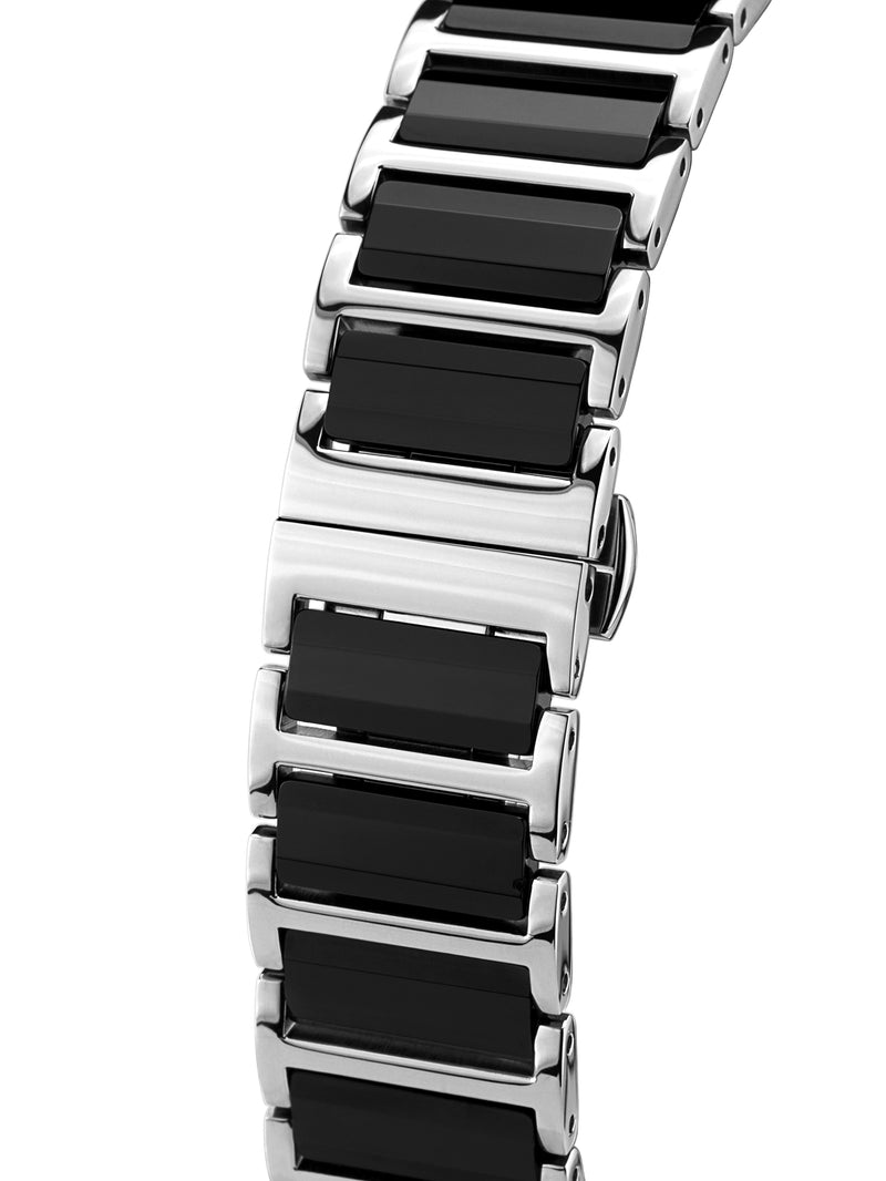 bracelet Uhren — Edelstahl-Keramikband Ciel d´Etoiles — Band — schwarz silber