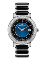 bracelet Uhren — Edelstahl-Keramikband Ciel d´Etoiles — Band — schwarz silber