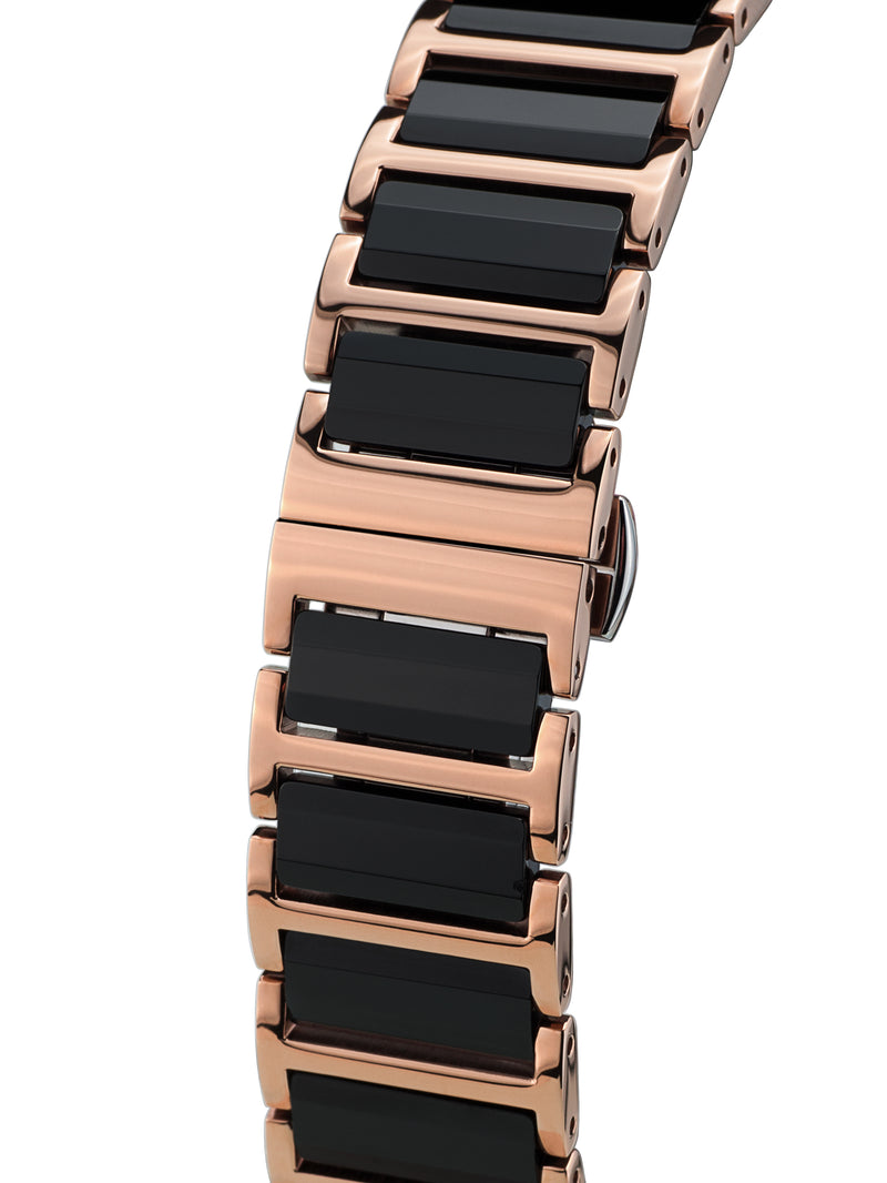 bracelet Uhren — Edelstahl-Keramikband Ciel d´Etoiles — Band — schwarz roségold