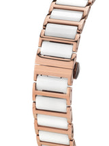 bracelet Uhren — Edelstahl-Keramikband Ciel d´Etoiles — Band — weiss roségold