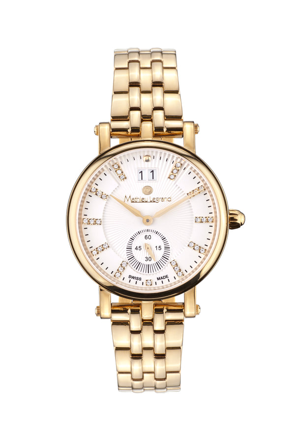bracelet Uhren — Stahlband Petiller — Band — gold