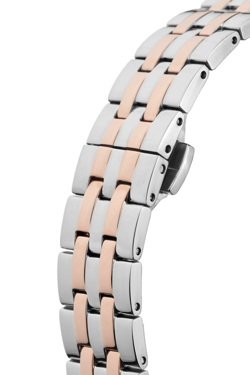 bracelet Uhren — Stahlband Petiller — Band — bicolor roségold