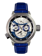 bracelet Uhren — Lederband Réserve de Marche — Band — blau silber