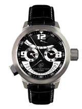 bracelet Uhren — Lederband Réserve de Marche — Band — schwarz silber