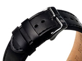 bracelet Uhren — Lederband Le Général — Band — schwarz silber