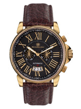 bracelet Uhren — Lederband Classique Moderne — Band — braun gold