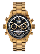 bracelet Uhren — Stahlband Globe Trotter — Band — gold