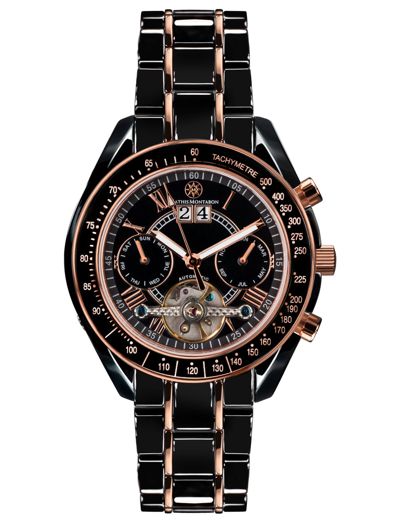 bracelet Uhren — Keramikband Rêve en céramique — Band — schwarz roségold