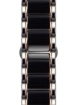 bracelet Uhren — Edelstahl-Keramikband La Magnifique — Band — schwarz roségold silber